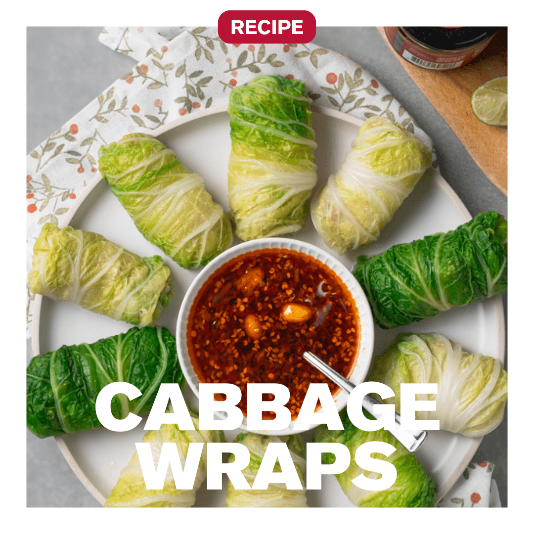 Chinese cabbage wrap recipe easy chinese crispy chilli oil mealprep