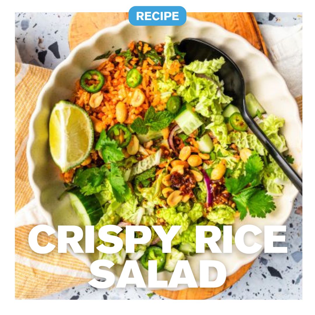 Crispy Rice Salad Recipe | Trouble and Spice – Trouble & Spice