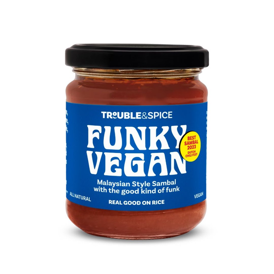 Trouble and Spice sambal best funky vegan award winner best sambal
