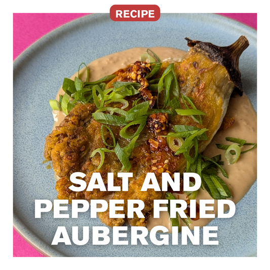 Salt and Pepper Fried Aubergine
