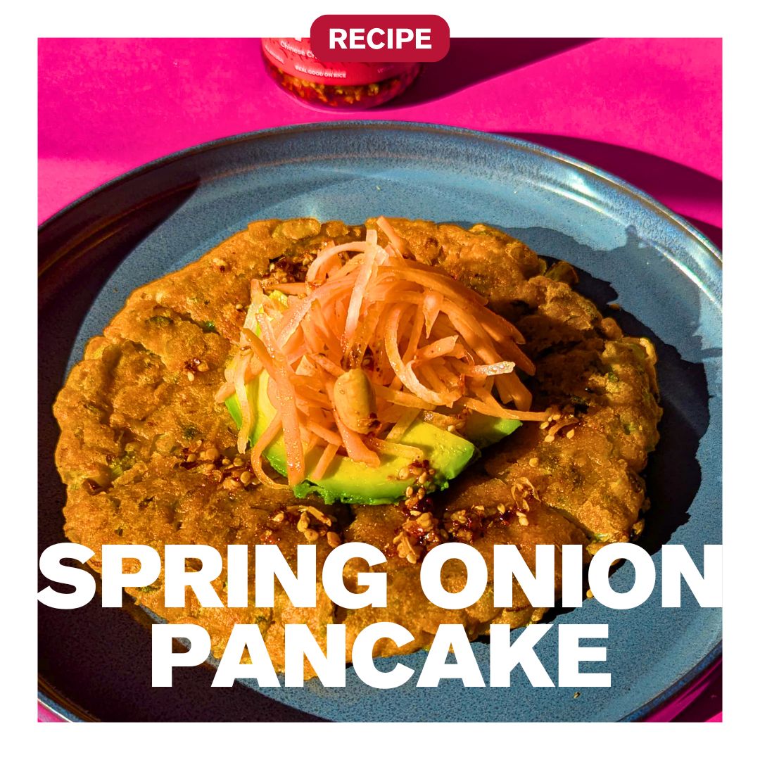 Spring onion pancake - quick and easy