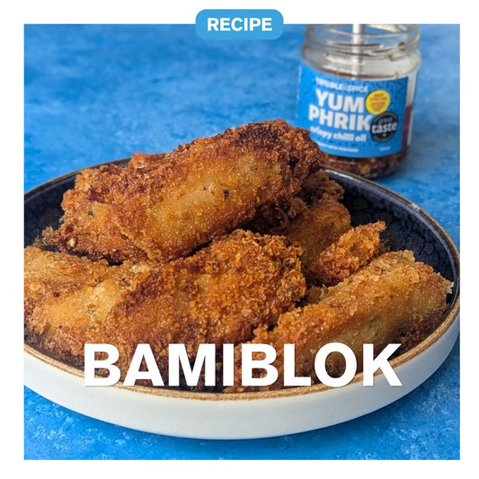 zelfgemaakt bamiblok recept thai crispy chili oil recipe