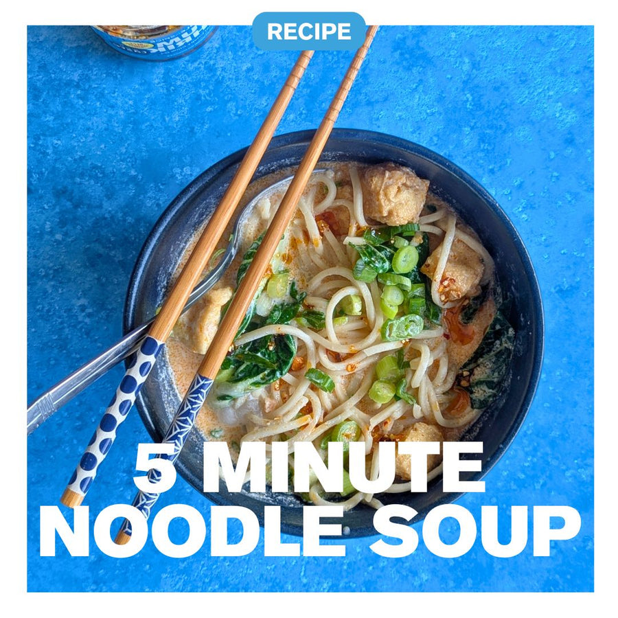 5 Minute Coconut Noodle Soup Recipe