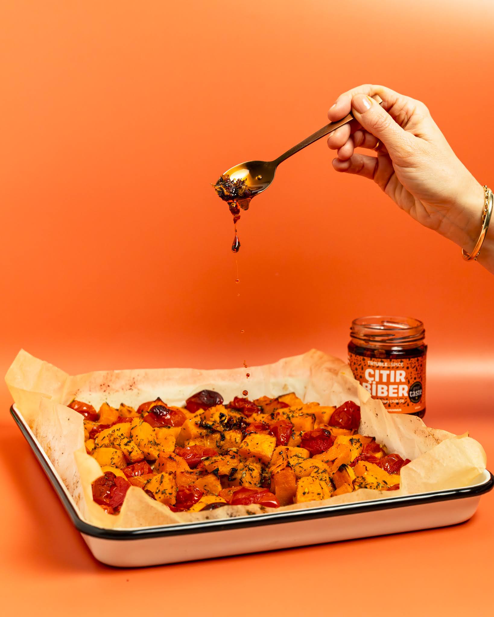 Citir Biber Turkish chili oil tray bake 