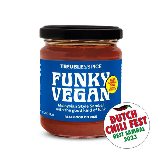 Trouble & Spice funky vegan sambal trouble and spice crispy chilli oil