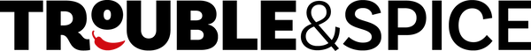 Trouble and Spice Rectangle Logo