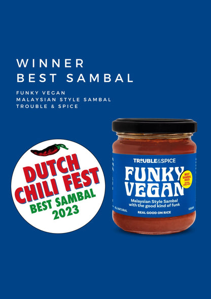 Funky Vegan - Best Sambal of The Netherlands Award - Malaysian Sambal